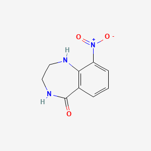 9-Nitro-1，2，3，4-tetrahydro-5H-1，4-benzodiazepin-5-one
