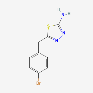 5-(4-bromobenzyl)-1,3,4-thiadiazol-2-amine