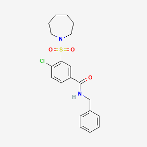 3-(Azepan-1-ylsulfonyl)-N-benzyl-4-chlorobenzamide