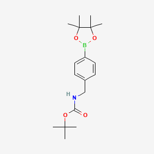4-[(tert-Butoxycarbonylamino)methyl]phenylboronic acid pinacol ester, 97%