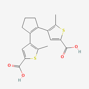 4,4'-(Cyclopent-1-ene-1,2-diyl)bis(5-methylthiophene-2-carboxylic Acid)