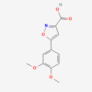 5-(3,4-Dimethoxyphenyl)-1,2-oxazole-3-carboxylic acid