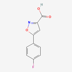 5-(4-Fluorophenyl)isoxazole-3-carboxylic Acid
