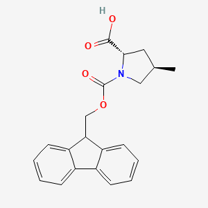 (2S,4R)-1-(((9H-fluoren-9-yl)methoxy)carbonyl)-4-methylpyrrolidine-2-carboxylic acid