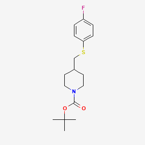 tert-Butyl 4-(((4-fluorophenyl)thio)methyl)piperidine-1-carboxylate