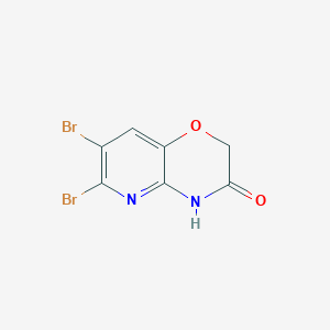 6，7-Dibromo-2H-pyrido[3，2-b]-1，4-oxazin-3(4H)-one