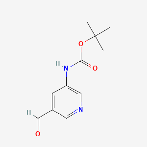 tert-butyl N-(5-formylpyridin-3-yl)carbamate