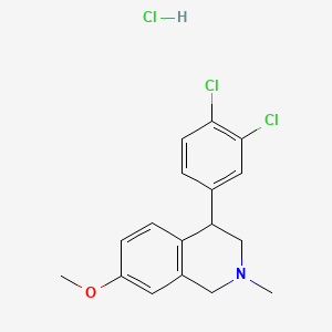 4-(3,4-Dichlorophenyl)-7-methoxy-2-methyl-1,2,3,4-tetrahydroisoquinoline Hydrochloride