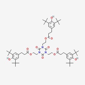 3,5-DI-TERT-BUTYL-4-HYDROXY-HYDROCINNAMIC ACID TRIESTER OF 1,3,5-TRIS(2-HYDROXYETHYL)-S-TRIAZINE-2,4,6-(1H,3H,5H)-TRIONE