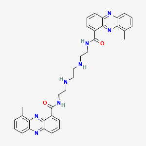N,N'-((Ethane-1,2-diylbis(azanediyl))bis(ethane-2,1-diyl))bis(9-methylphenazine-1-carboxamide)