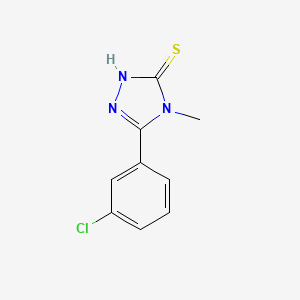 5-(3-Chlorophenyl)-4-methyl-4H-1,2,4-triazole-3-thiol
