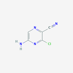 5-Amino-3-chloropyrazine-2-carbonitrile