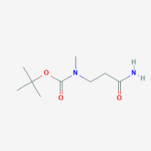 tert-butyl (3-amino-3-oxopropyl)(methyl)carbamate