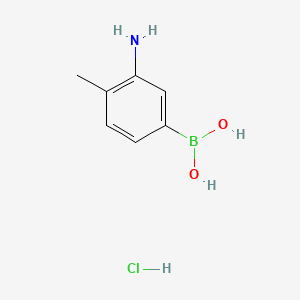 (3-Amino-4-methylphenyl)boronic acid hydrochloride