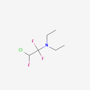 N,N-Diethyl(2-chloro-1,1,2-trifluoroethyl)amine, 90%