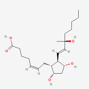 (Z)-7-((1R,2R,3R,5S)-3,5-Dihydroxy-2-((S,E)-3-hydroxy-3-methyloct-1-en-1-yl)cyclopentyl)hept-5-enoic Acid