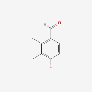 Benzaldehyde, 4-fluoro-2,3-dimethyl- (9CI)