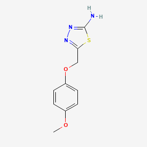 2-amino-5-(4-methoxylphenoxymethyl)-1,3,4-thiadiazole