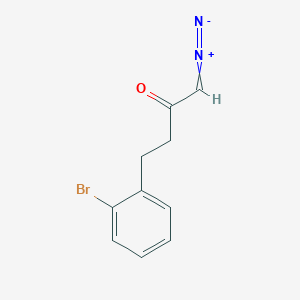 4-(2-Bromophenyl)-1-diazo-2-butanone