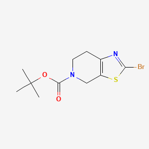 tert-Butyl 2-bromo-6,7-dihydro[1,3]thiazolo[5,4-c]pyridine-5(4H)-carboxylate, 97%