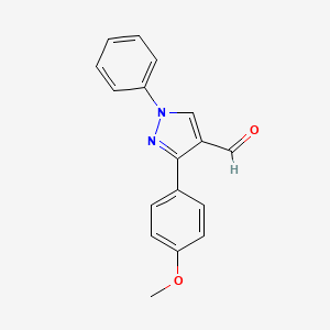 3-(4-Methoxyphenyl)-1-phenyl-1H-pyrazole-4-carbaldehyde