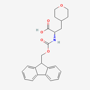 (αS)-α-[[(9H-Fluoren-9-ylmethoxy)carbonyl]amino]tetrahydro-2H-pyran-4-propanoic acid