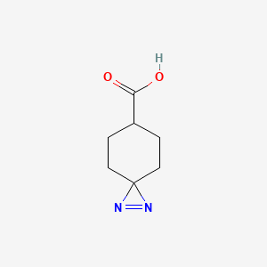 1,2-Diazaspiro[2.5]oct-1-ene-6-carboxylic acid