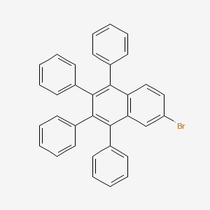 6-Bromo-1,2,3,4-tetraphenylnaphthalene