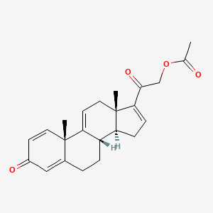 21-(acetyloxy)-Pregna-1,4,9(11),16-tetraene-3,20-dione