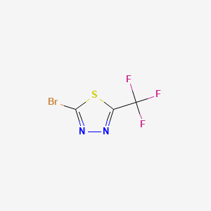 2-Bromo-5-(trifluoromethyl)-1,3,4-thiadiazole