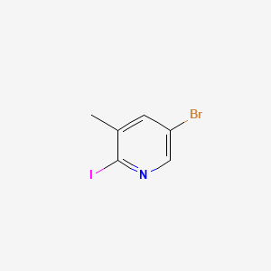 5-Bromo-2-iodo-3-methylpyridine