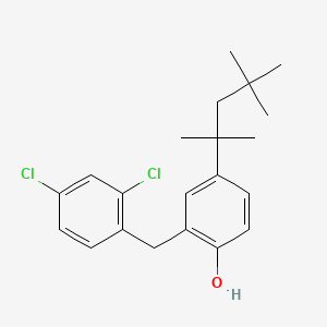 2-(2,4-Dichlorobenzyl)-4-(2,4,4-trimethylpentan-2-yl)phenol
