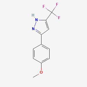 5-(Trifluoromethyl)-3-(4-methoxyphenyl)-1H-pyrazole