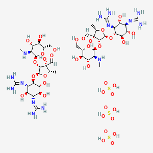 Streptomycin sulfate, 100 mg/ml in distilled water, sterile-filtered