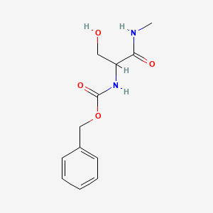 Benzyl N-[2-hydroxy-1-(methylcarbamoyl)ethyl]carbamate