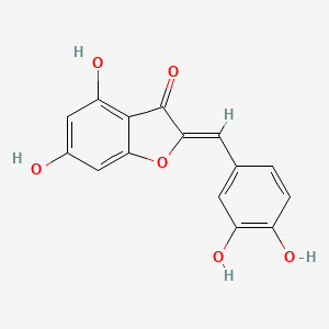 (Z)-2-(3,4-Dihydroxybenzylidene)-4,6-dihydroxybenzofuran-3(2H)-one