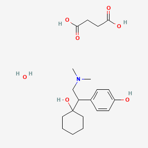 4-(2-(Dimethylamino)-1-(1-hydroxycyclohexyl)ethyl)phenol Succinate Hydrate