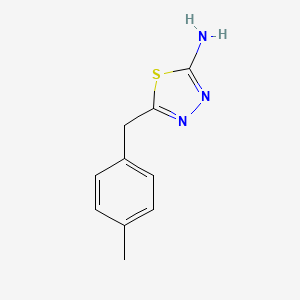 2-amino-5-(4-methylbenzyl)-1,3,4-thiadiazole