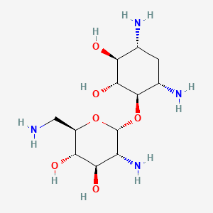 (2R,3S,4R,5R,6R)-5-Amino-2-(aminomethyl)-6-(((1R,2R,3S,4R,6S)-4,6-diamino-2,3-dihydroxycyclohexyl)oxy)tetrahydro-2H-pyran-3,4-diol