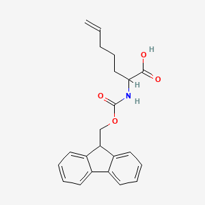 2-((((9H-fluoren-9-yl)methoxy)carbonyl)amino)hept-6-enoic acid