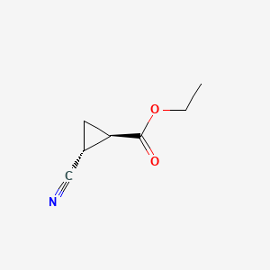 (1R,2R)-rel-Ethyl 2-cyanocyclopropanecarboxylate