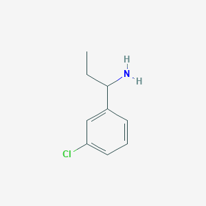 1‑(3‑Chlorophenyl)propan‑1‑amine