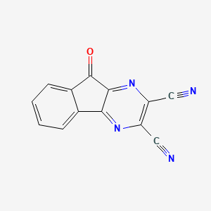 9-Oxo-9H-indeno[1,2-b]pyrazine-2,3-dicarbonitrile