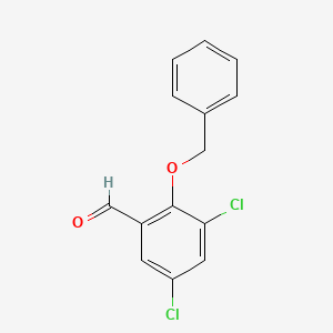 2-(Benzyloxy)-3,5-dichlorobenzaldehyde