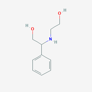2-((2-Hydroxyethyl)amino)-2-phenylethan-1-ol