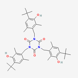 1,3,5-Tris[4-(tert-butyl)-3-hydroxy-2,6-dimethylbenzyl]-1,3,5-triazinane-2,4,6-trione