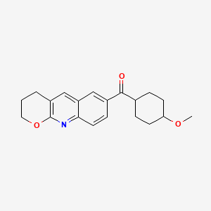 (3,4-Dihydro-2H-pyrano[2,3-b]quinolin-7-yl)(cis-4-methoxycyclohexyl)methanone