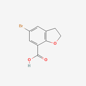 5-Bromo-2,3-dihydrobenzofuran-7-carboxylic acid