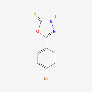5-(4-Bromo-phenyl)-[1,3,4]oxadiazole-2-thiol