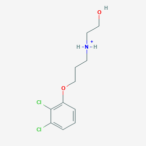2-(3-(2,3-Dichlorophenoxy)propylamino)ethanol hydrochloride